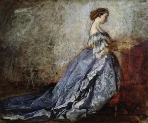 Retrato de la emperatriz Eugenia de Francia (1826-1920)